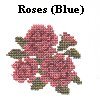 Cross Stitched Roses