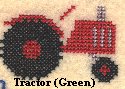 Cross Stitched Tractor